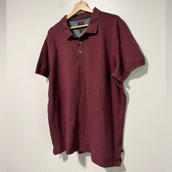 Denver Hayes XL Maroon Polo Shirt - Stretch Modern Fit - Picture 8 of 9